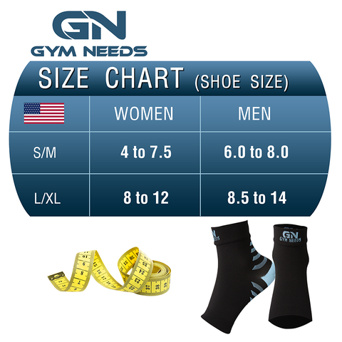 Size Charts – Gym Needs Inc