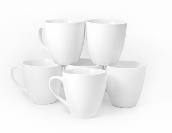 Mug Sets Amuse Set of 6-16 oz. Professional Barista Jumbo Mug Cups ...