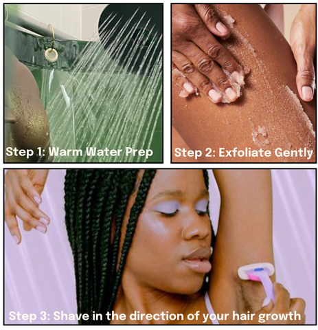 shaving routine for black women