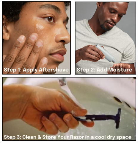 shaving routine for black men