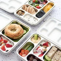 Stainless Steel Bento Box with Silicone Seal - Healthy Snacks NZ