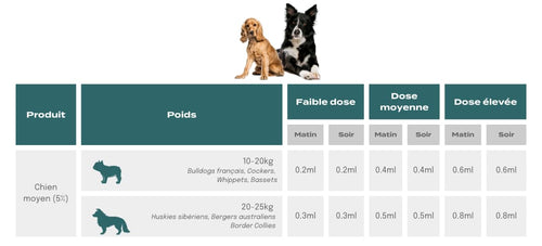 Dosage CBD chat de moins de 5kgs
