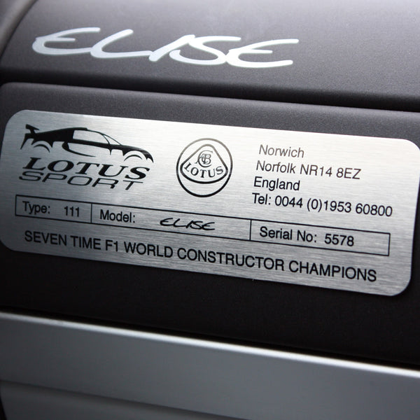 TVR Build Plaque / Plate - personalised / customisable – Divine Handcraft