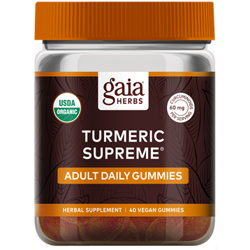 Gaia Herbs - Turmeric Supreme Adult Daily 40 gummies