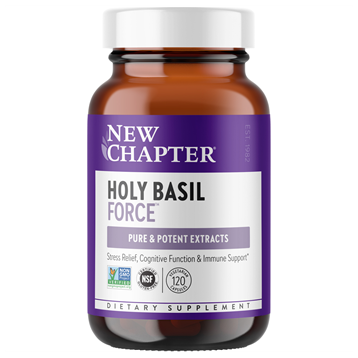 New Chapter - Holy Basil Force 120 liquid vegcaps