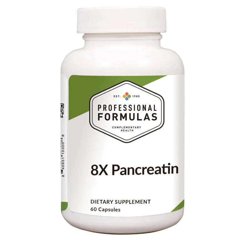 Professional Formulas - 8X Pancreatin 60c