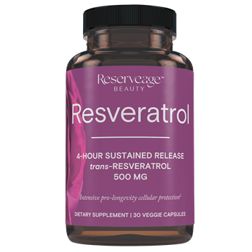 Reserveage - Resveratrol 500mg 30 vcaps