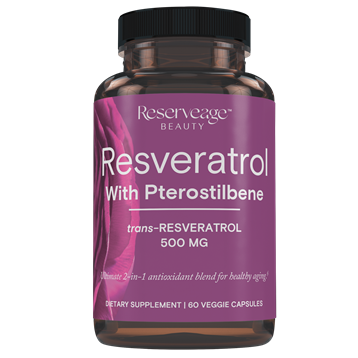 Reserveage - Resveratrol with Ptero 500mg 60vcaps