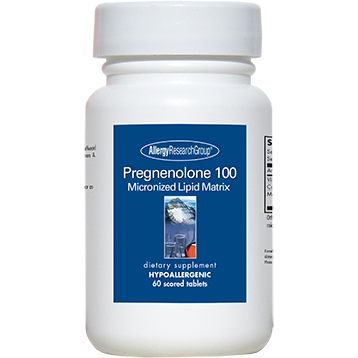 Allergy Research Group - Pregnenolone 100 mg 60 tabs