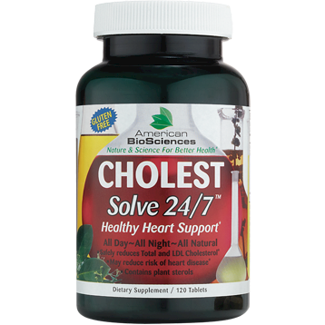 American BioSciences - CHOLESTSolve 24/7 120 tabs