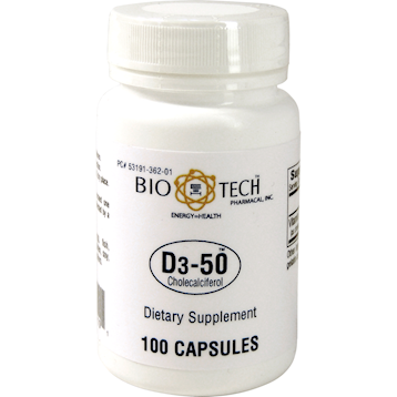 Bio-Tech - D3-50 50,000 IU 100 caps