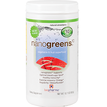 BioPharma Scientific - Nanogreens10 Strawberry 12.7 oz