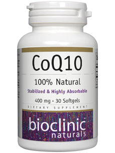 Bioclinic Naturals - CoQ10 400 mg 30 gels