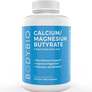 BodyBio/E-Lyte - Cal-Mag Butyrate 600 mg 250 caps