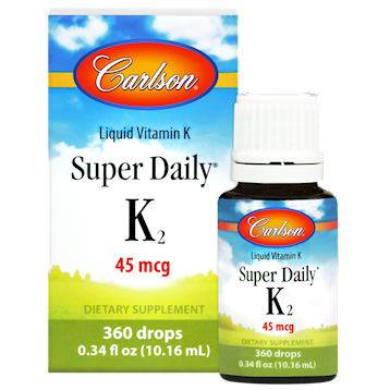 Carlson Labs - Adult Super Daily K2 10.16 ml