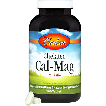 Carlson Labs - Chelated Cal-Mag 180 tabs