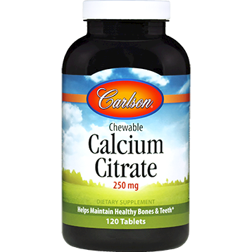 Carlson Labs - Chewable Calcium 250 mg 120 tabs