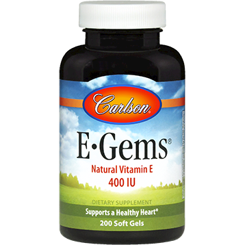 Carlson Labs - E-Gems 400 IU 200 gels