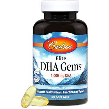 Carlson Labs - Elite DHA Gems 60 softgels