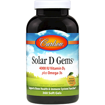 Carlson Labs - Solar D 4000 IU 360 gels