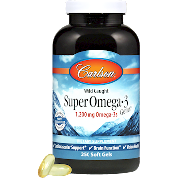 Carlson Labs - Super Omega-3 Gems 1200 mg 250 softgels