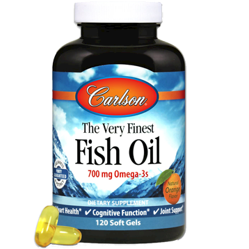 Carlson Labs - Very Finest Fish Oil, Orange 120 gels