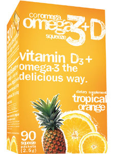 Coromega - Coromega Tropical Orange with D 90 pkts