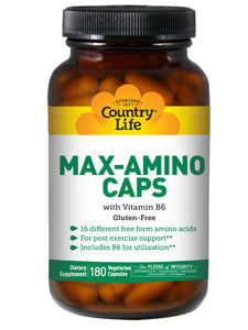 Country Life - Max Amino 180 vegcaps