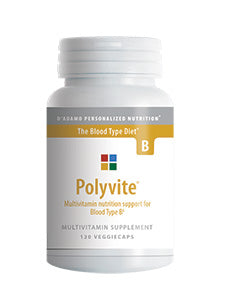 D'Adamo Personalized Nutrition - Polyvite B 120 vcaps