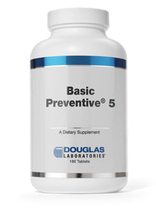 Douglas Labs - Basic Preventive 5 Iron-Free 180 tabs