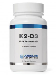 Douglas Labs - K2-D3 with Astaxanthin 30 vegcaps