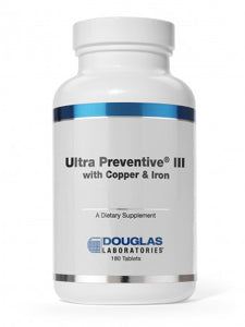 Douglas Labs - Ultra Preventive III w/Cu & Fe 180 tabs