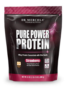 Dr Mercola - Pure Power Protein Strawberry 31 oz