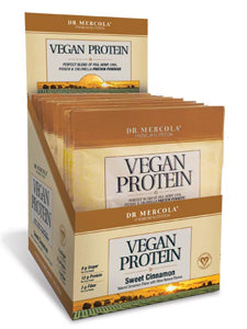 Dr Mercola - Vegan Protein Single Serve Box-Sweet Cin