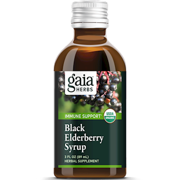 Gaia Herbs - Black Elderberry Syrup 3 oz