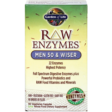 Garden of Life - RAW Enzymes Men 50 and Wiser 90 vcaps
