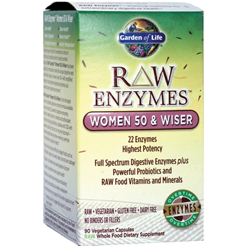 Garden of Life - RAW Enzymes Women 50 and Wiser 90 vcaps