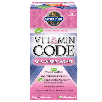 Garden of Life - Vitamin Code 50 and Wiser Women 120 vcaps
