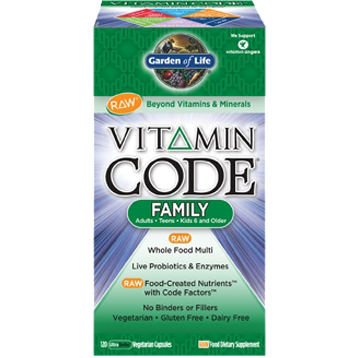 Garden of Life - Vitamin Code Family Multi 120 vcaps