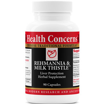 Health Concerns - Rehmannia &amp; Milk Thistle 90 caps