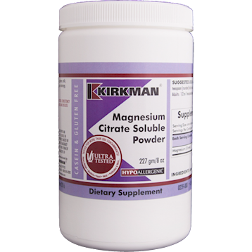 Kirkman - Magnesium Citrate Soluble Powder 8 oz