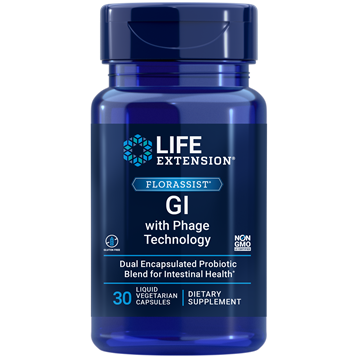 Life Extension - Florassist GI w Phage Tech 30 vegcaps