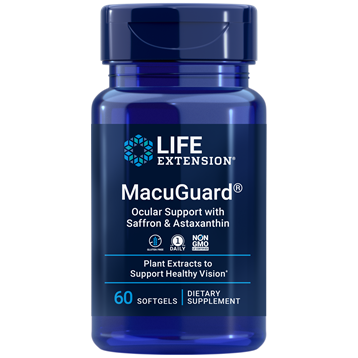 Life Extension - MacuGuard w/ Saff &amp; Astax 60 softgels