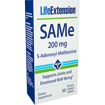 Life Extension - SAMe (S-Adenosyl-Methionine) 200mg 30 ct