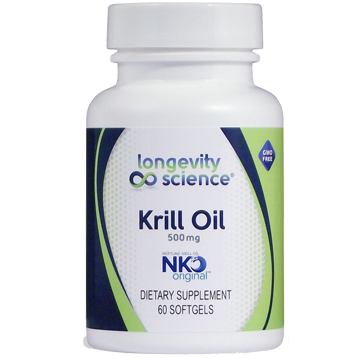Longevity Science - NKO Krill 500 mg 60 gels
