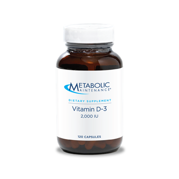 Metabolic Maintenance - Vitamin D-3 2000 IU 120 caps