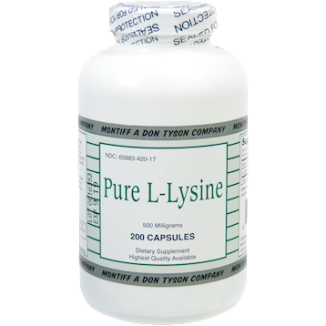 Montiff - Pure L-Lysine 500 mg 200 caps