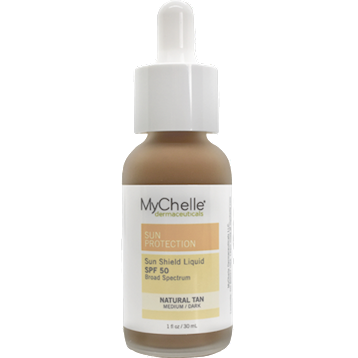 Mychelle Dermaceuticals - Sun Shield Liq Tint SPF 50 Tan 1 fl oz