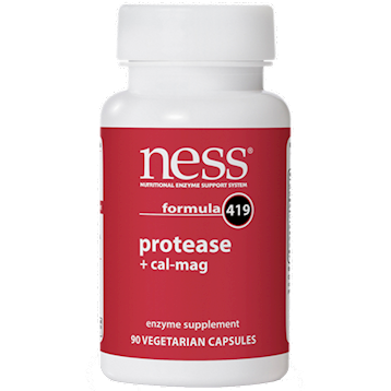 Ness Enzymes - Protease w/Cal-Mag #419 90 caps