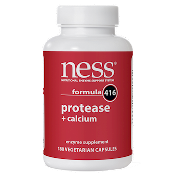 Ness Enzymes - Protease w/Calcium #416 180 caps